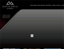 Tablet Screenshot of justindoylehomes.com